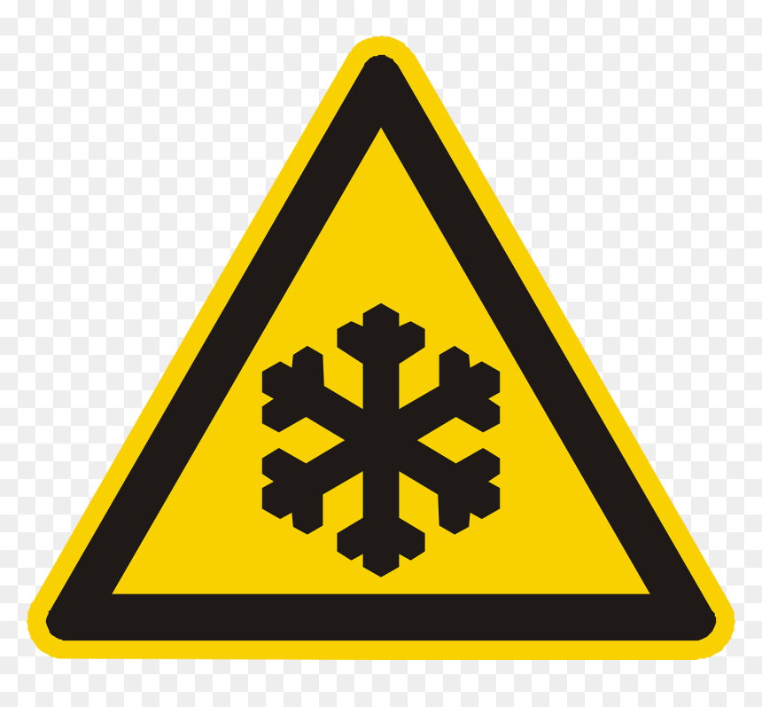 Low Temperature Sign - Fire Hazard Sign Png, Transparent Png - cold breath png