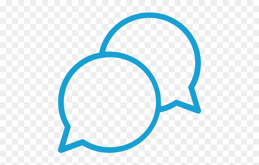 Circle, HD Png Download - chat bubbles png