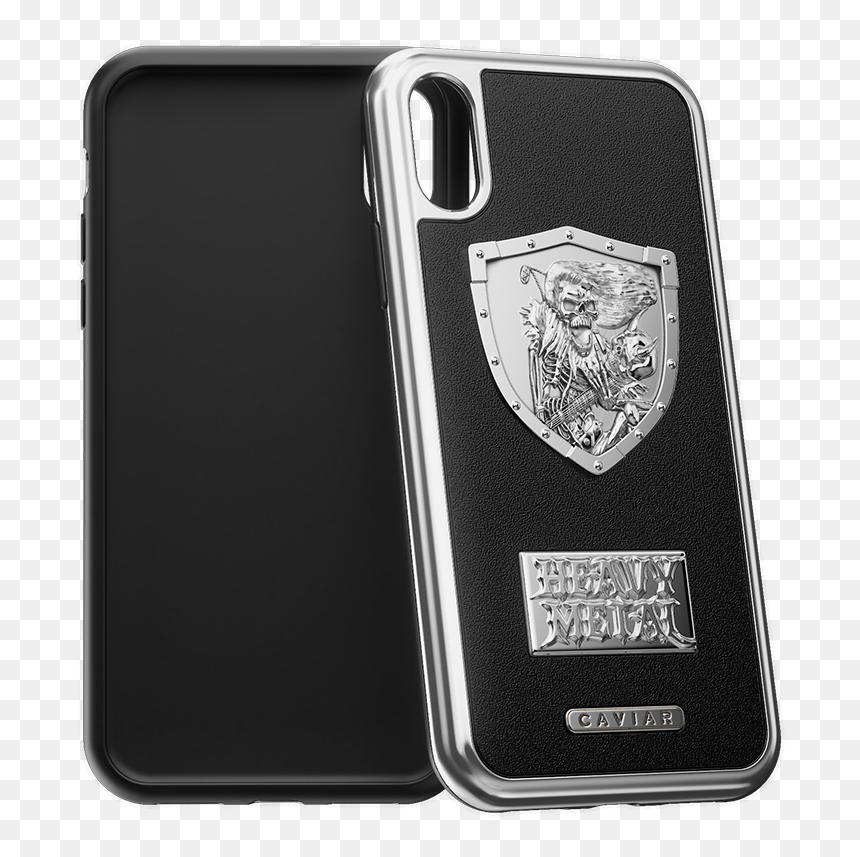 Iphone X Case "heavy Metal Leather" - Guns N Roses Case, HD Png Download - heavy metal png