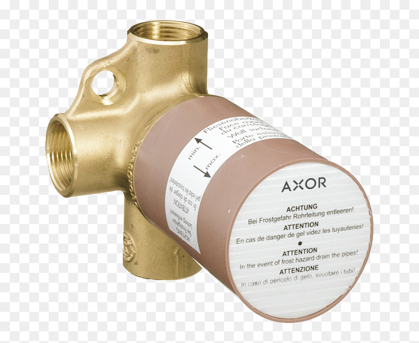 Basic Set For Shut-off/ Diverter Valve Trio For Concealed - Hansgrohe 15981180, HD Png Download - plumbing pipes png