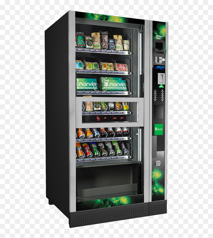 Refrigerated Hemp Vending Machine - Italy Weed Vending Machines, HD Png Download - vending machine png