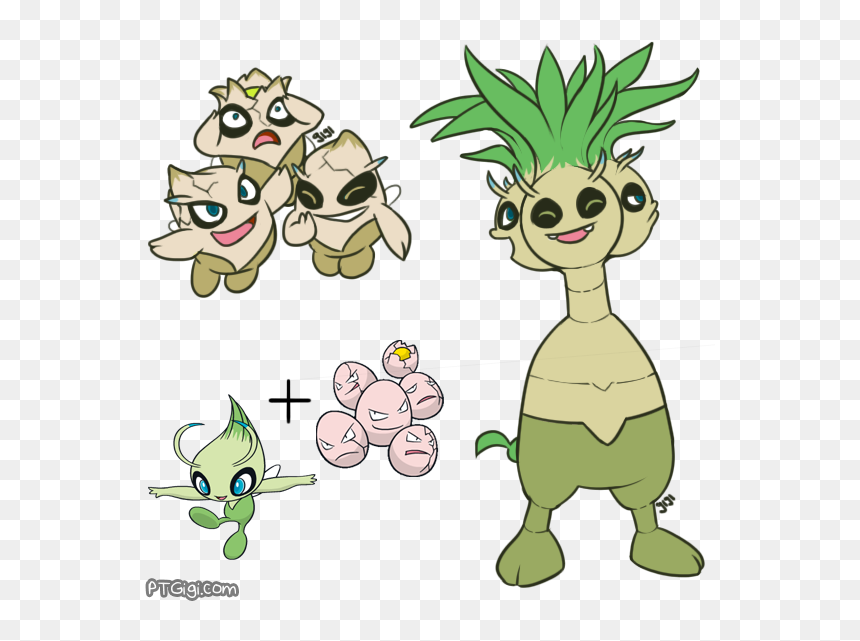 Cartoon, HD Png Download - exeggutor png