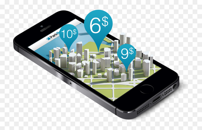 Pick Your Parking Spot And Book It - Smartphone, HD Png Download - parking png