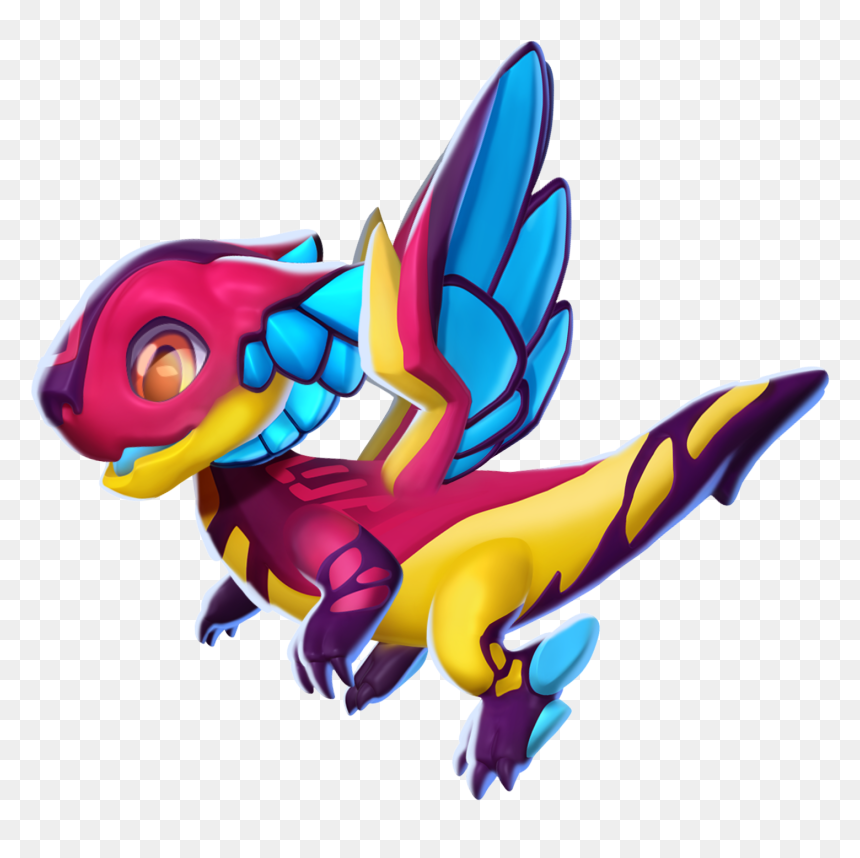 Illustration Clipart , Png Download - Dragon Mania Legends Vivid Dragon, Transparent Png - dragon wing png