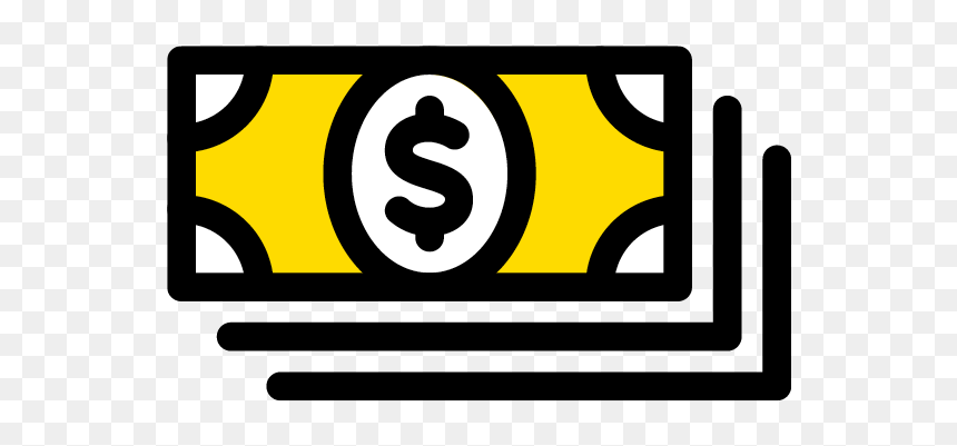 Money Collection Service, HD Png Download - dollar bill icon png