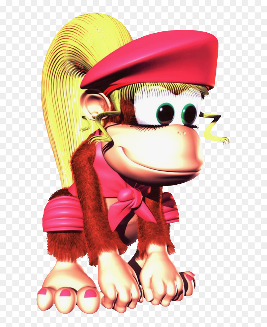 Donkey Kong Country Dixie, HD Png Download - donkey kong 64 png