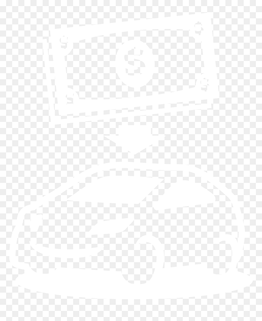 Dollar Bill With Arrow Pointing To Car - City Car, HD Png Download - dollar bill icon png