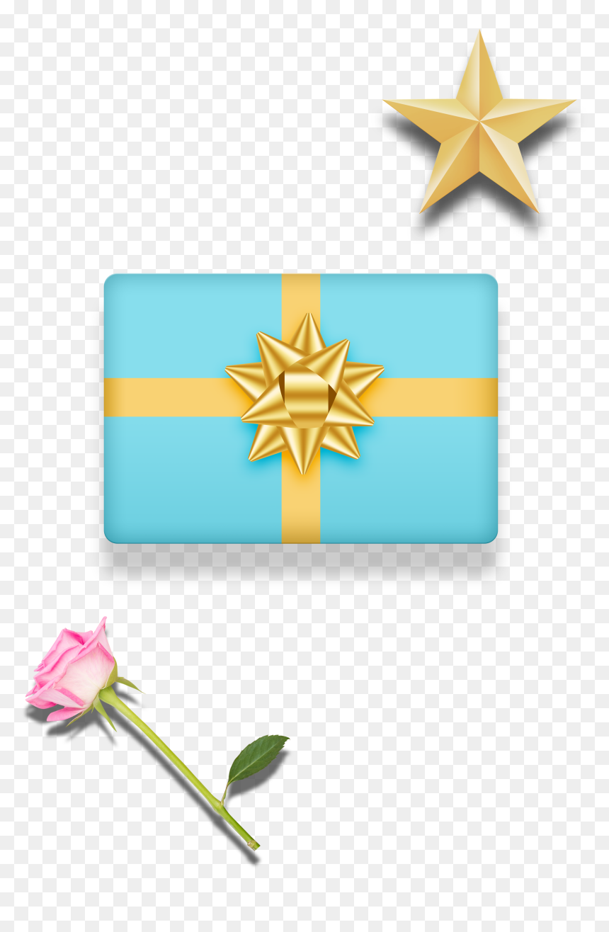 Blue Texture Gift Box Decoration Vector, HD Png Download - blue texture png