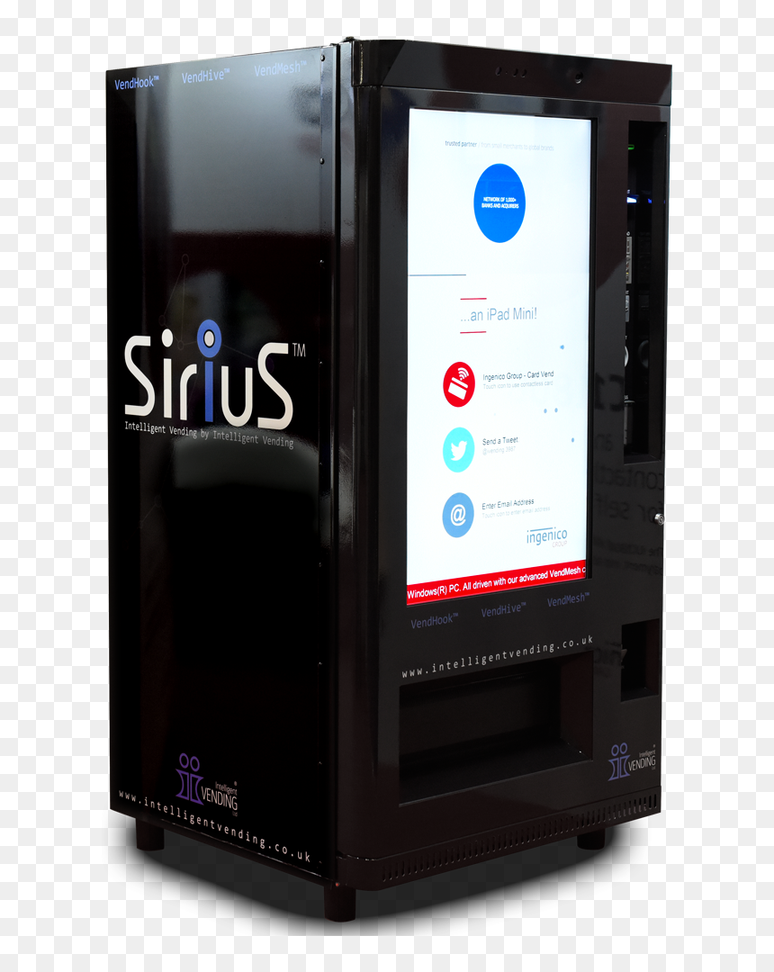 Sirius Intelligent Vending Machine - Mini Touch Screen Vending Machine, HD Png Download - vending machine png