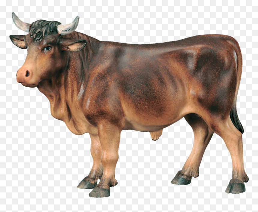 Thumb Image - Krippenfigur Holz Ochse Stehend, HD Png Download - ox png