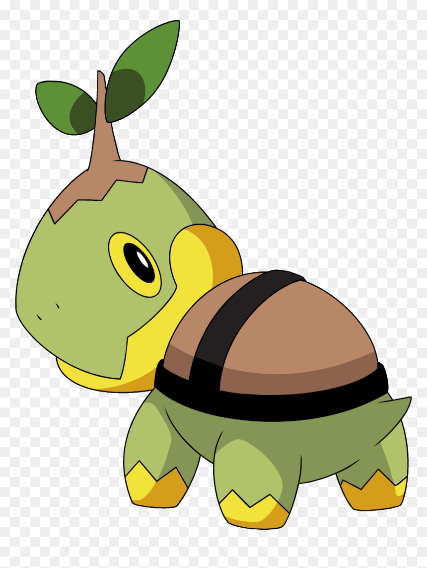 387turtwig Dp Anime - Transparent Turtwig Png, Png Download - turtwig png