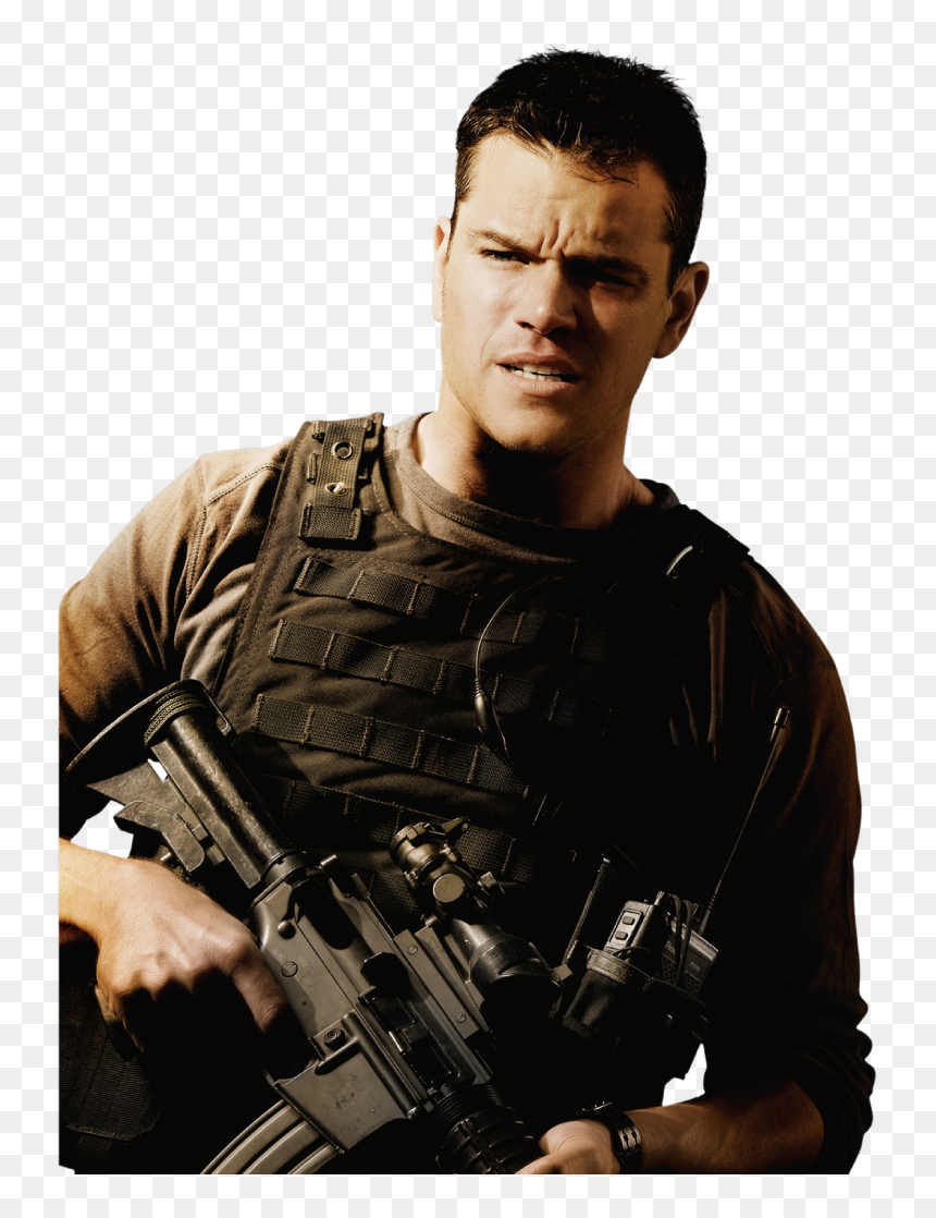 Matt Damon Clipart Banner Black And White Library Download - Green Zone 2010 Poster, HD Png Download - jason bourne png