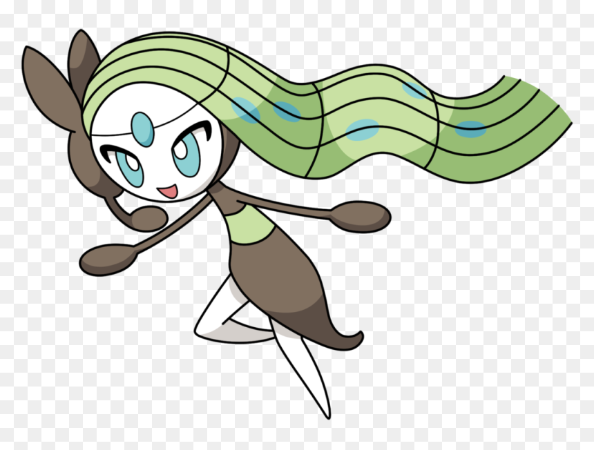 Meloetta Pokemon , Png Download - Pokémon Meloetta, Transparent Png - meloetta png