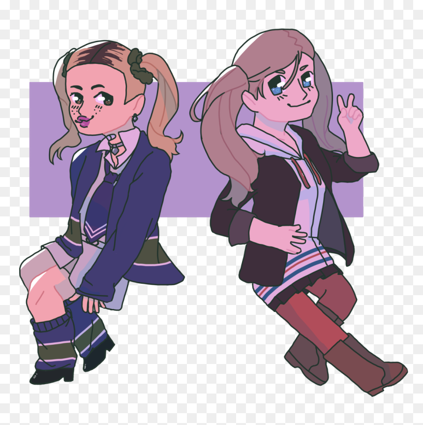 The Blonde, Twintailed Persona-users - Persona Ayase, HD Png Download - ann takamaki png