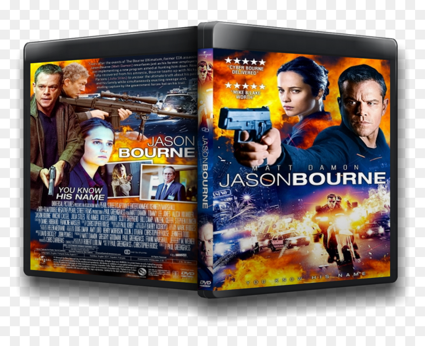 Jason Bourne Dvd Cover, HD Png Download - jason bourne png