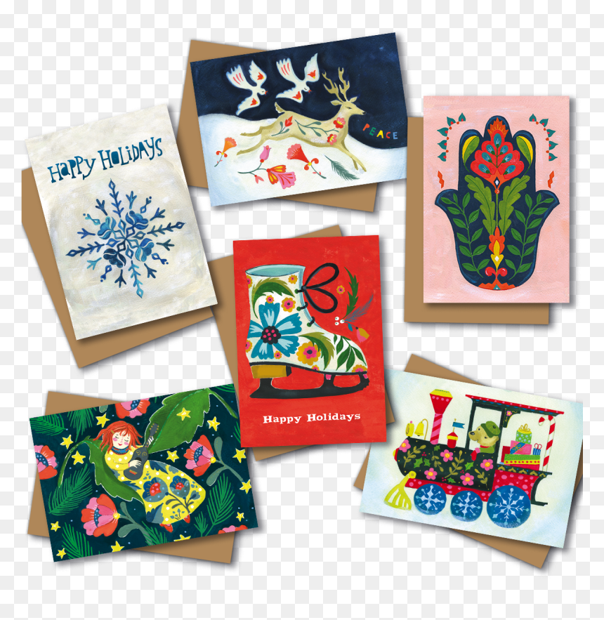 Group 2 All - Paper, HD Png Download - holiday card png