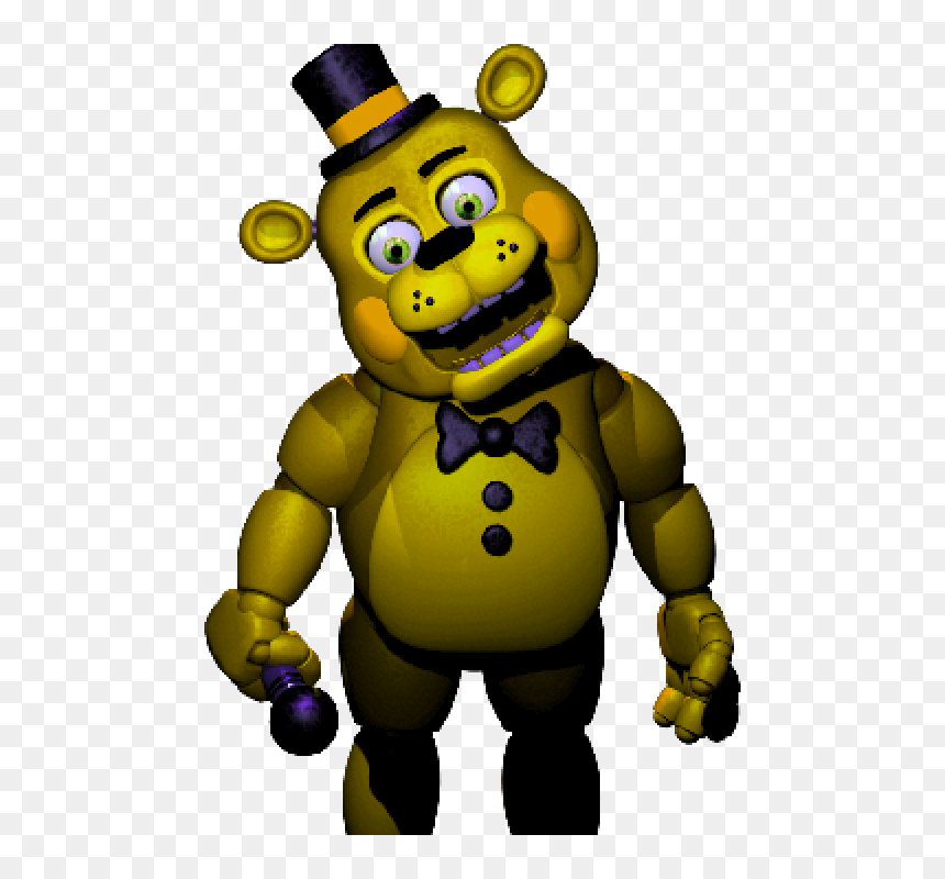 Fnaf Toy Freddy Full Body , Png Download - Golden Toy Freddy, Transparent Png - fredbear png