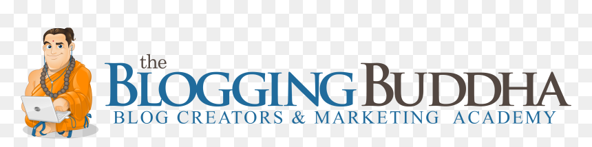 The Blogging Buddha - Buddha Typing Logo Png, Transparent Png - blogspot logo png