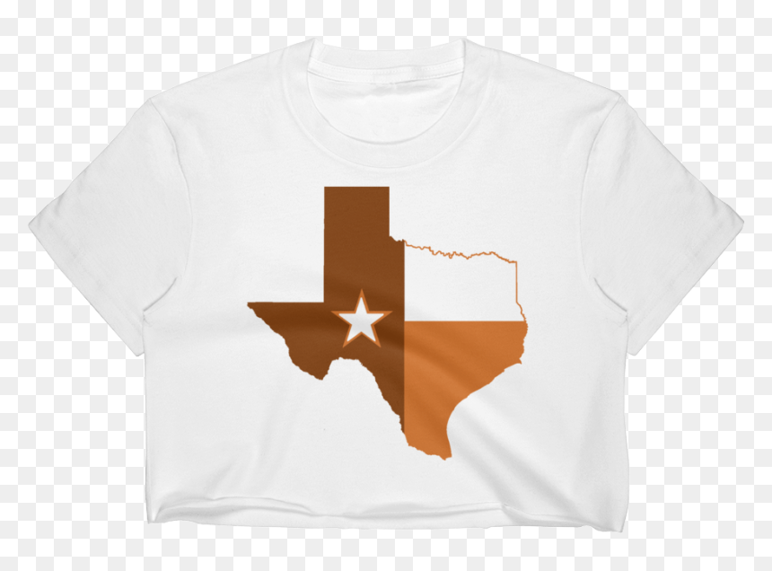 Austin State Of Texas Flag Women"s Crop Top - Texas State Flag, HD Png Download - state of texas png