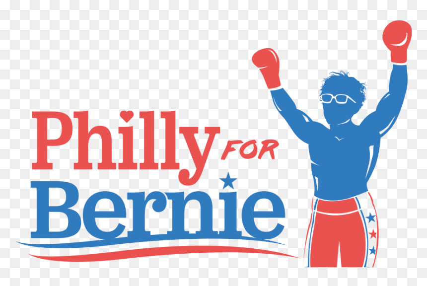 Philly For Bernie - Tchoukball, HD Png Download - bernie sanders head png