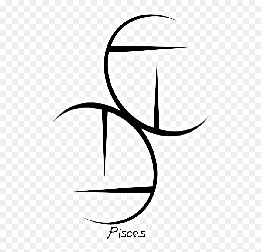 “pisces” Zodiac Sigil Requested By Anonymous, HD Png Download - sigil png