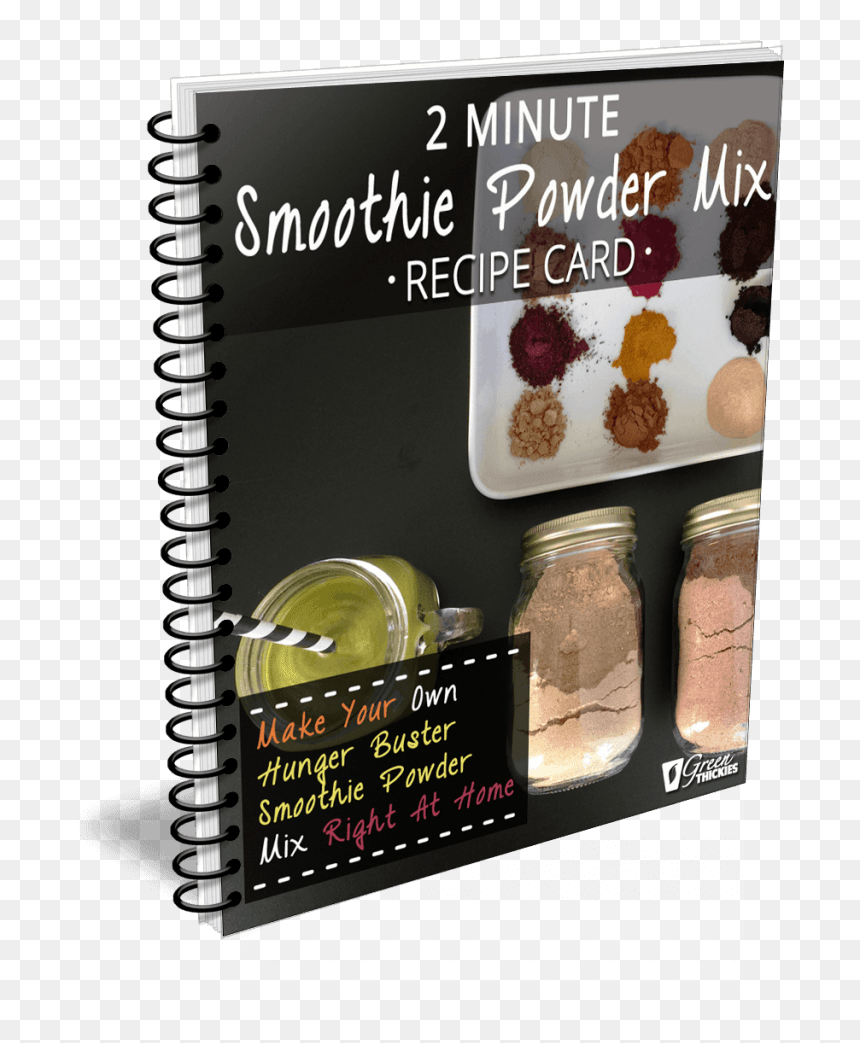 2 Minute Smoothie Powder Mix Recipe Card - Advertising, HD Png Download - recipe card png