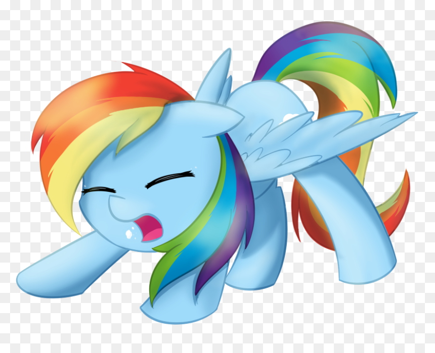 Dusthiel, Cute, Dashabetes, Rainbow Dash, Safe, Sleepy, - Cartoon, HD Png Download - sleepy png