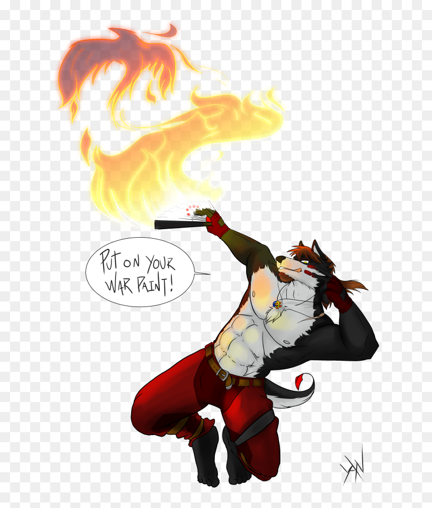 Put On Your Warpaint - Cartoon, HD Png Download - war paint png
