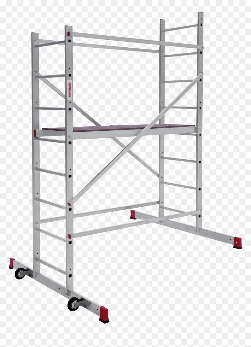 Scaffold-tower Nv 2410 - Shelf, HD Png Download - scaffolding png