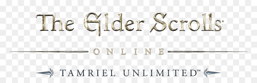 The Elder Scrolls Online Tamriel Unlimited Logo - Elder Scrolls, HD Png Download - elder scrolls online png
