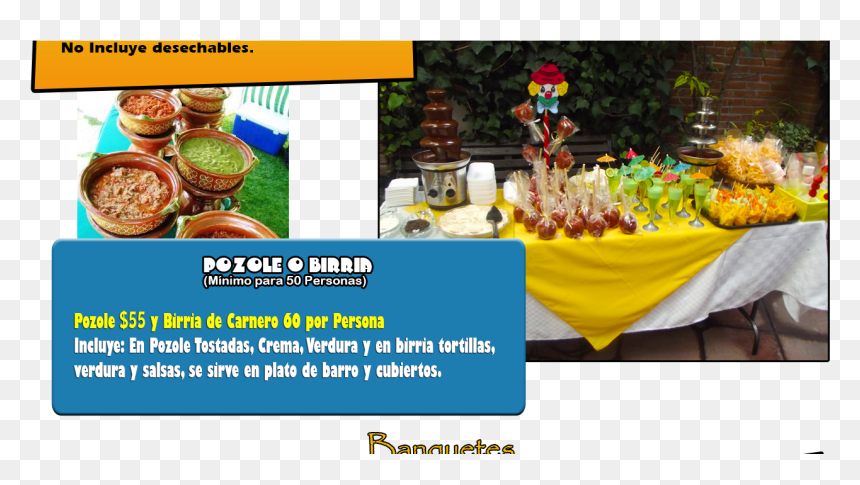 Salon Jardin Azul , Png Download - Taquizas, Transparent Png - pozole png