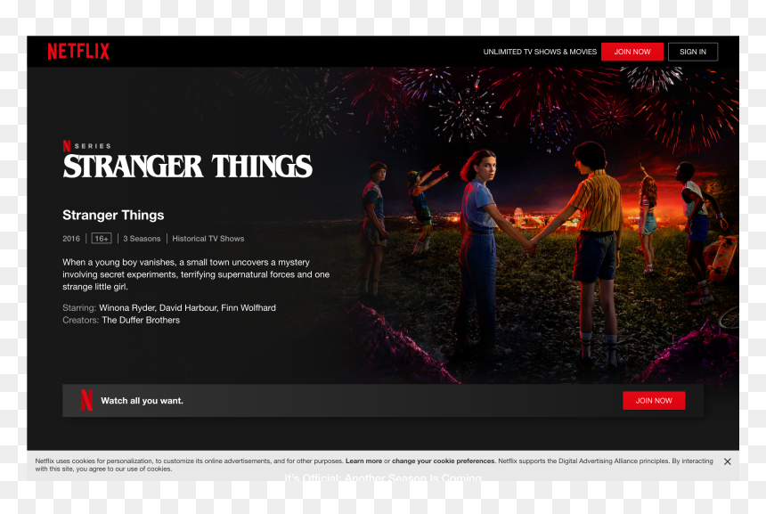 Online Advertising, HD Png Download - stranger things title png