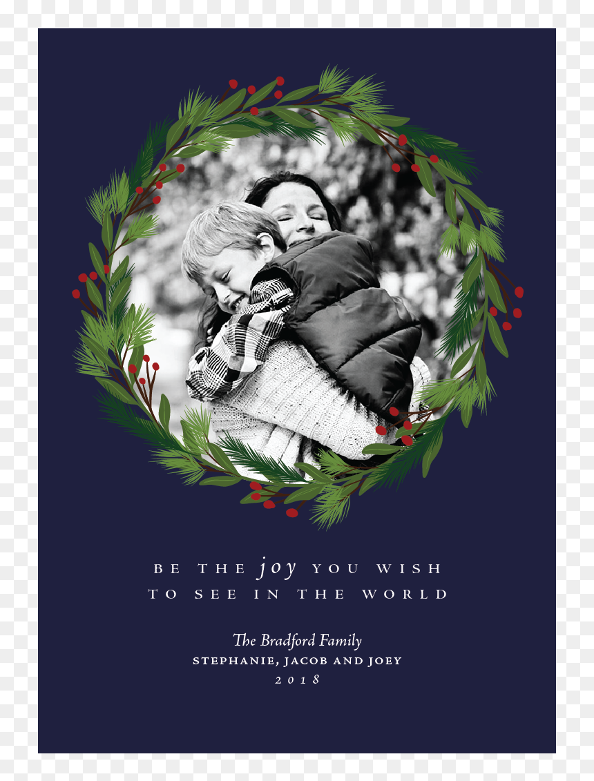 Be The Joy, HD Png Download - holiday card png