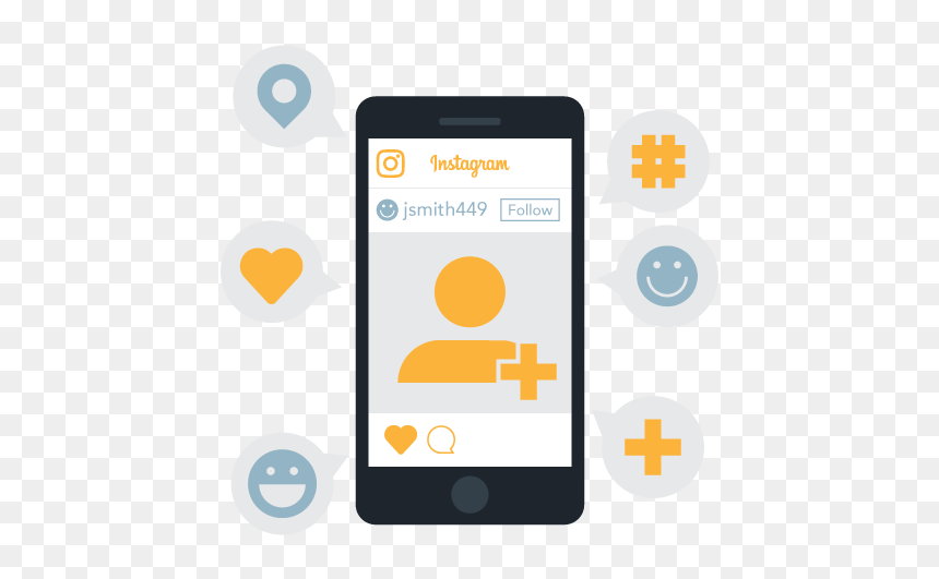 Podcast Graphic Instagram Followers - Followers On Phone Png, Transparent Png - followers png