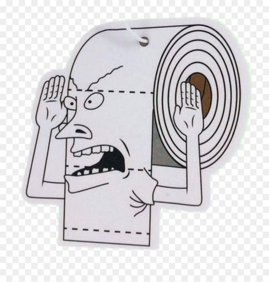 #stickergang #cornholio #beavis #butthead #toilet #paper - Car Air Freshener String Png, Transparent Png - beavis png