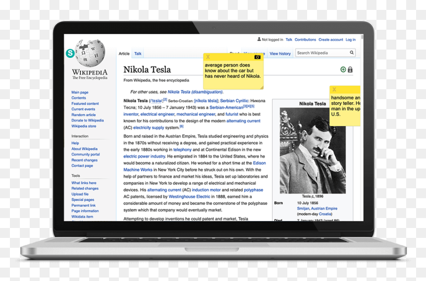 Netbook, HD Png Download - nikola tesla png