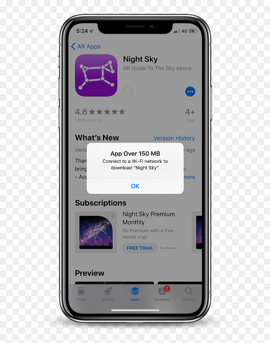 Iphone, HD Png Download - download on app store png