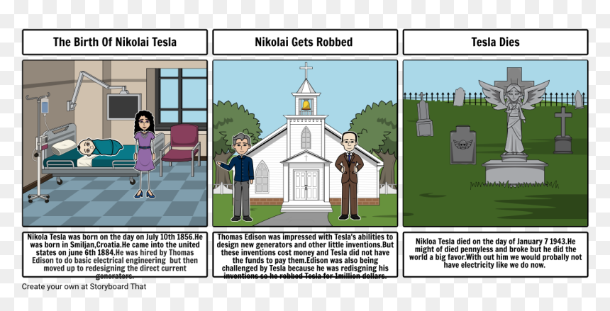 Cartoon, HD Png Download - nikola tesla png