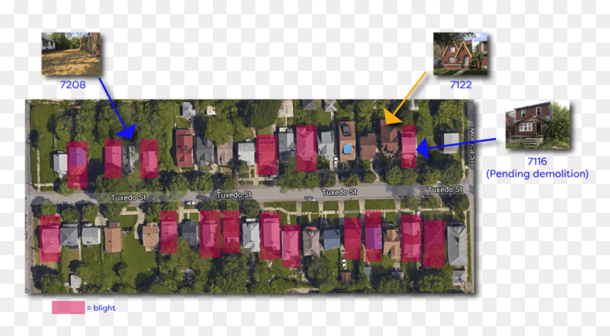 The 7100 Block Of Tuxedo - House, HD Png Download - abandoned house png
