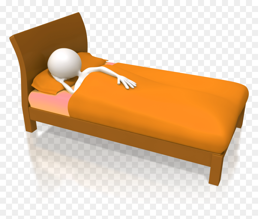 Free Stick Figure Sleeping Download Free Clip Art Free - Sleeping In The Bed Png, Transparent Png - 3d stick figure png