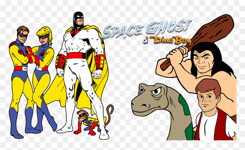 Space Ghost & Dino Boy - Space Ghost, HD Png Download - space ghost png