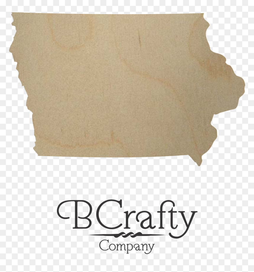 Wooden Iowa State Shape Cutout - Vellum, HD Png Download - iowa state png