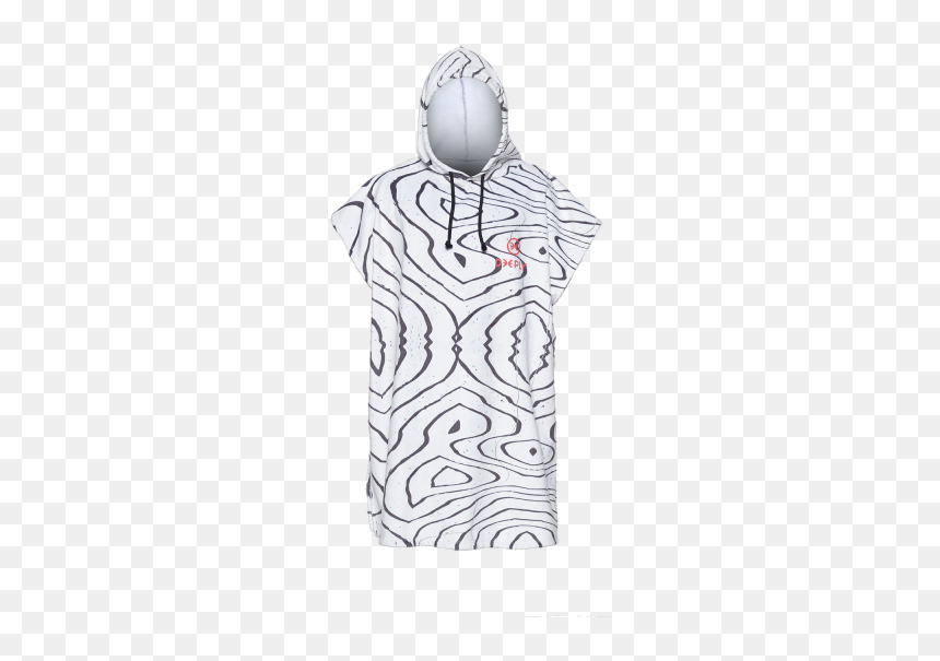 Surf Poncho White - Illustration, HD Png Download - poncho png