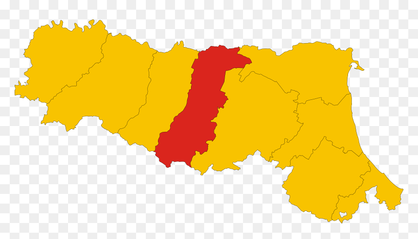Emilia Romagna, HD Png Download - italy map png