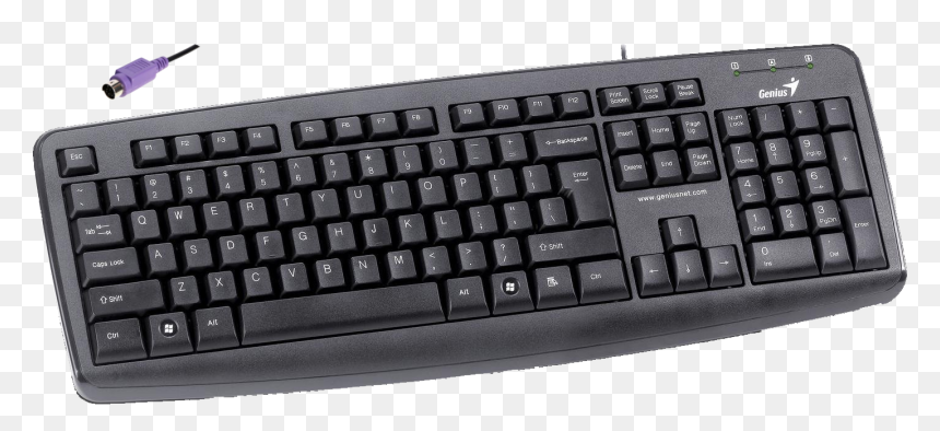 Genius Kb 110x Ps, HD Png Download - teclado png