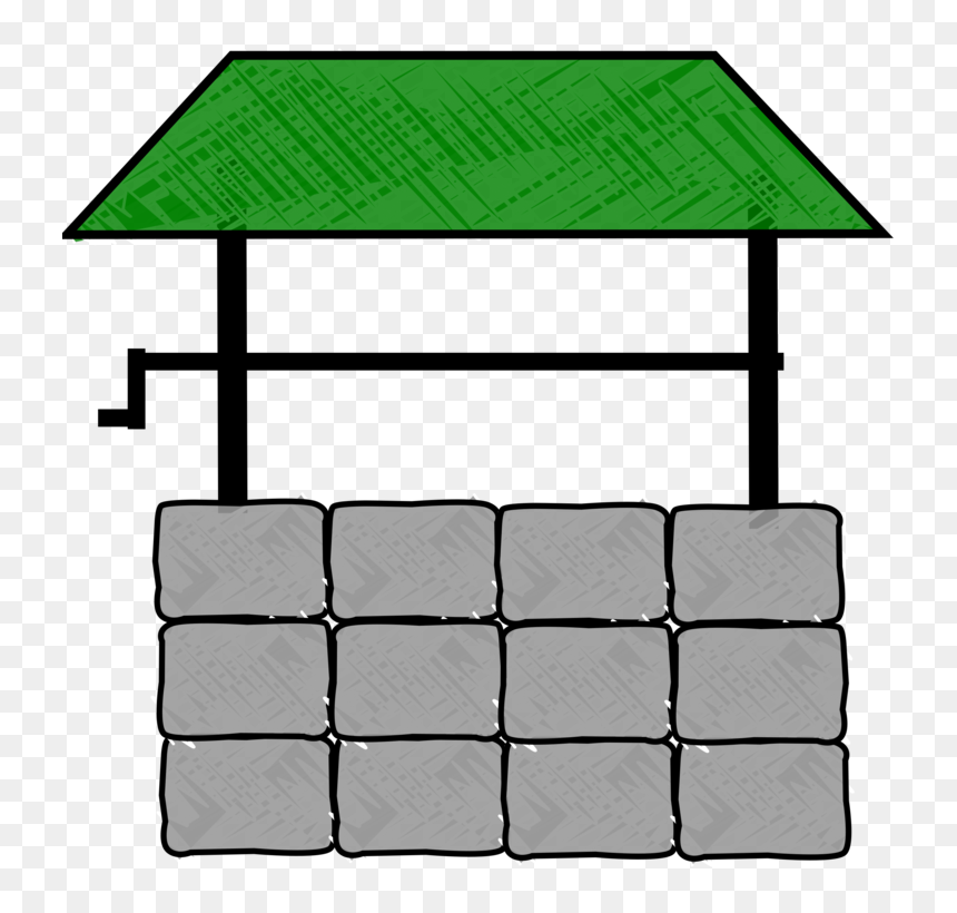 Square,area,house - Draw A Water Well, HD Png Download - abandoned house png