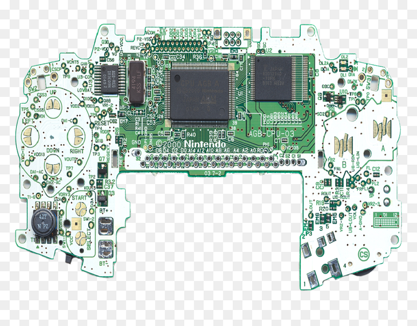 Retronic Wiki - Gameboy Advance Circuit Board, HD Png Download - game boy advance png