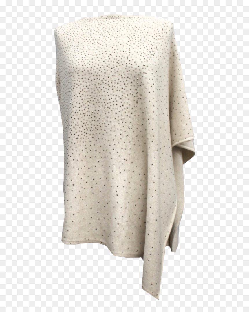 Poncho With Embellishments - Polka Dot, HD Png Download - poncho png
