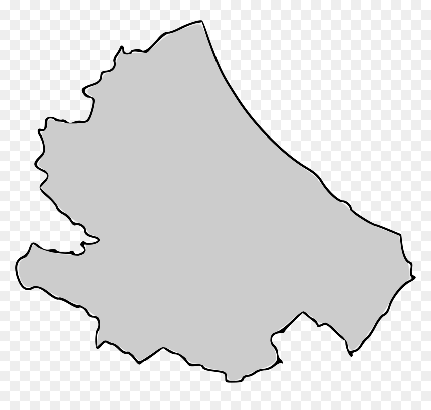 Abruzzo Region Of Italy Clip Arts - Abruzzo Png, Transparent Png - italy map png