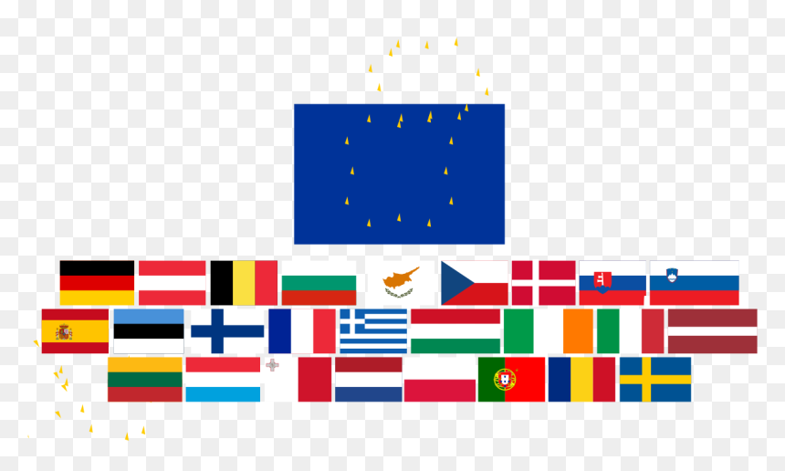 Flag Eu Member States, HD Png Download - eu flag png